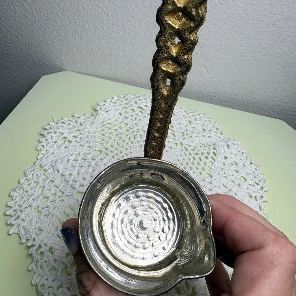 Vintage Copper Turkish Coffee Pot Cezve Ibrik Boho Hammered